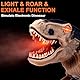Riesiger ferngesteuerter Dinosaurier 53 cm mit Rauch-Effekt aus dem Mund LED-Licht und echten Sounds RC Dinosaurier Tyrannosaurus T Rex Gehen und Brüllen Realistisch T-Rex Elektrischer Dinosaurier