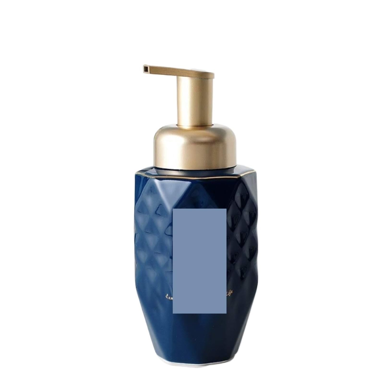 Łazienka Dozownik mydła w płynie, dozownik pianki ceramicznej z pompką, butelka płynem dekoracyjnym stylu vintage Dozownik Mydła Płynie(Blue)