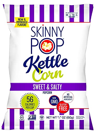 Image of Skinny Pop Popcorn Sweet and Salty Kettle .8 oz 10 Pack