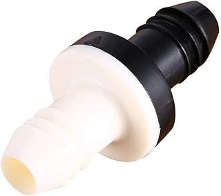 Inline Check Valve, 3/8" 10mm ABS One Way Check Valve, Non Return Check Valve for Water Fuel Gas Liquid Air