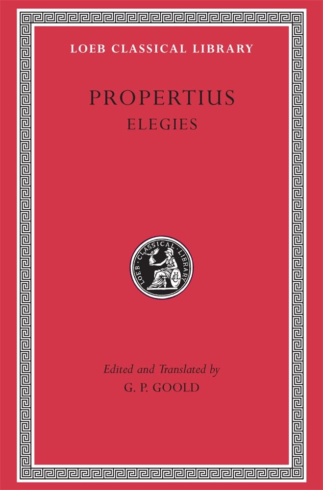 Elegies by  Propertius, G. P. Goold - 9780674990203