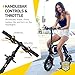Swagtron Swagcycle SC-1 Folding Electric Bicycle with Collapsible Frame and Handlebar Display, White