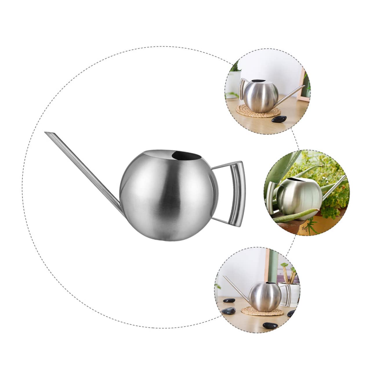 Yardwe Annaffiatoio Da Giardino Con Beccuccio Da 1 Litro Impugnatura Ergonomica Facile Da Riempire Per Piante Da Appartamento E Piante in Vaso