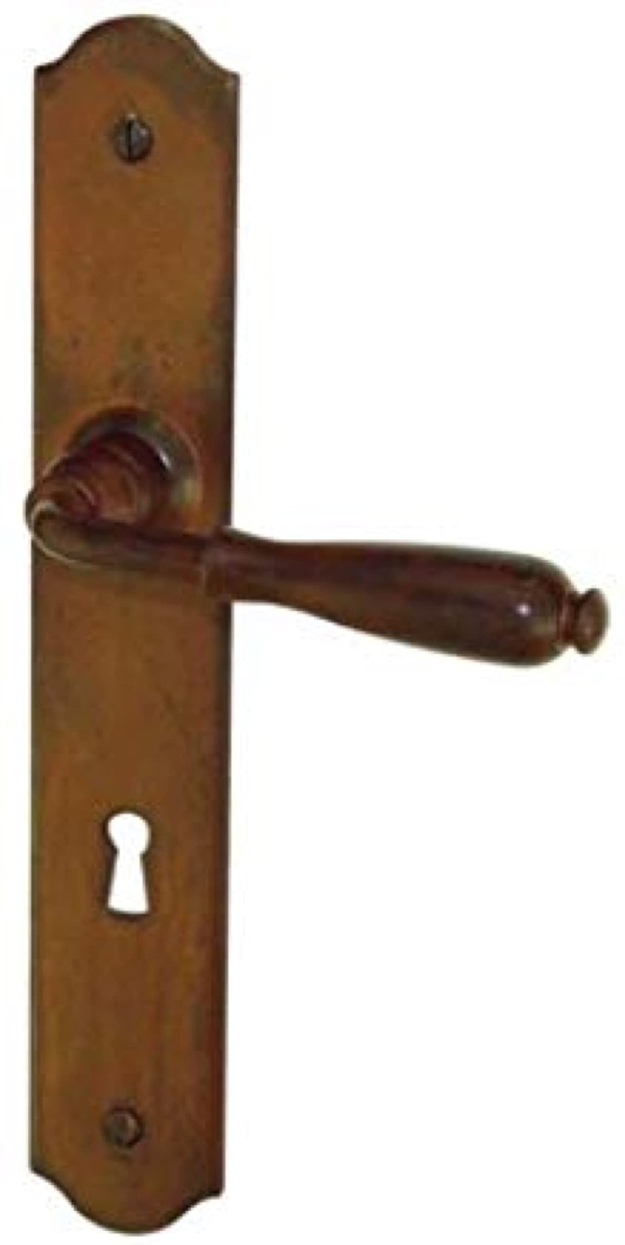 BRIONNE ENS ESPALION – Eisen-Rolle, Wachs oder Patin – klassische oder flache Platte – EAF 195 mm – Feuerstahl