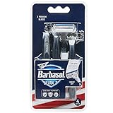Barbasol Premium Disposable Ultra 3 Razor, 4 Count, (Pack of 2)