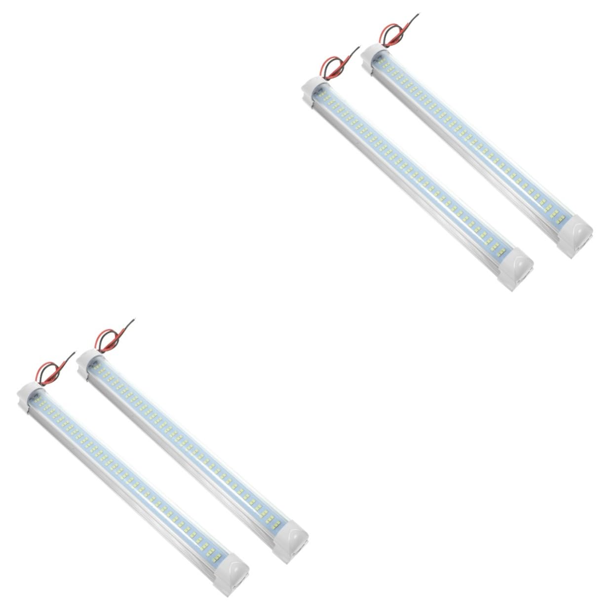 SOLUSTRE 4pièces Bande LED Intérieure De Plafond RV Éclairage pour Camion Caravane Et Bateau Installation Facile Et Luminosité