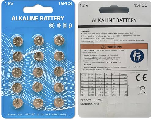 Pack 30 pilas LR1130 AG10 1.5V alcalinas botón miniatura 2