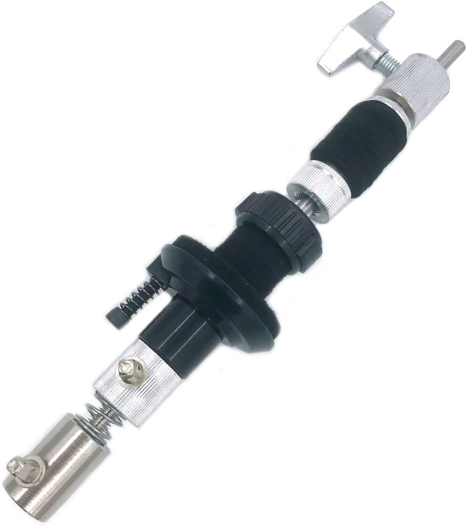 Cymbal Stand Arm Attachment Compatible with Hi-Hat Cymbal Tilter Attachment Closed Hi-Hat Boom Arm for Cymbal Hi-Hat Stand Drum Set Percussion Instruments Hardware Accessories