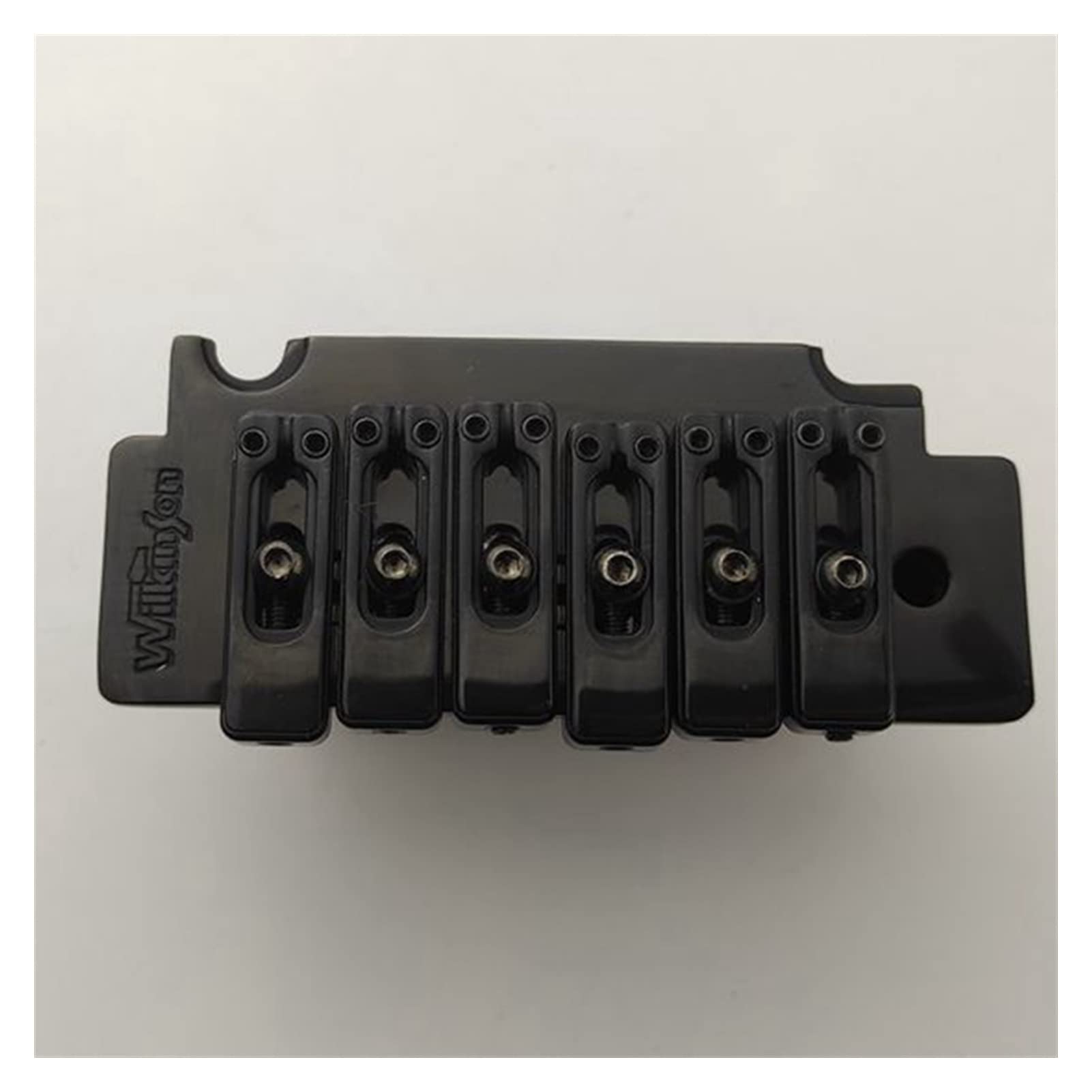 Parti di ricambio chitarra Guita Tremolo Bridge Con Selle In Raso Abbinata In Nero, Oro O Cromo (Color : Black)