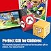 doepeBAE Etui kompatibel Für Nintendo Switch,Passend für bis zu 16Nintendo Switch Spiele Aufbewahrungssystem Spielkarten Organizer Reisebox Hartschalen Set mit16 Slots Inserts (Mario Red)