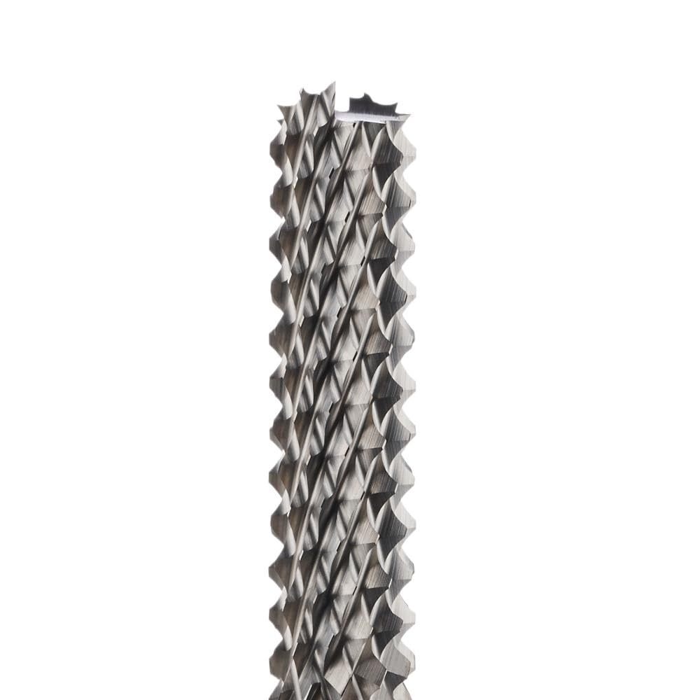 Fresa de carburo for PCB, brocas de corte de maíz de 3,1-8 mm, herramientas de corte CNC for PVC, nailon, plástico y madera.(1pc-D6.0-52-D6)