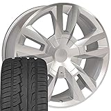 OE Wheels LLC 22 Inch Fits Chevy Silverado Tahoe Suburban GMC Sierra Yukon Cadillac Escalade RST...