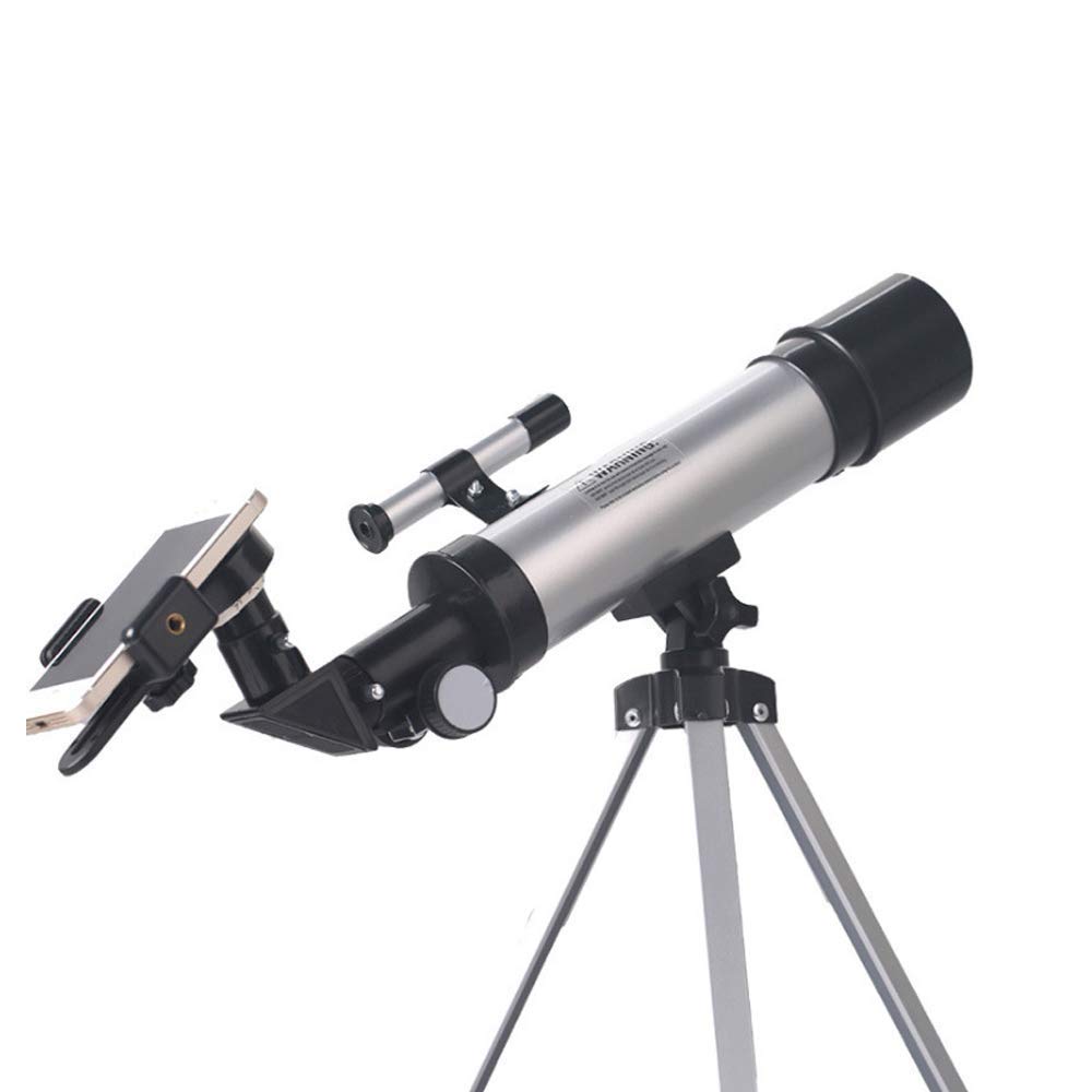 Telescopio para niños Adultos, telescopio para astronomía con trípode Telescopio Ideal para Principiantes Telescopio Refractor astronómico con Adaptador para teléfono Inteligente Buen compañero para