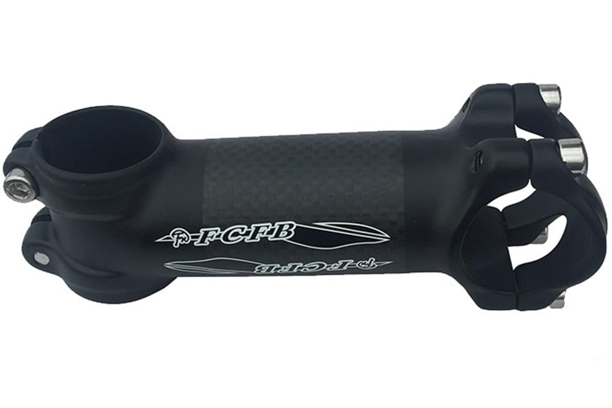 Uchwyt kierownicy 31,8 mm, podwyższenie 6 stopni aluminium węglowe Ultralight do rowerów górskich 60/70/80/90/100/110 mm do rowerów szosowych BMX, XC, AM, FR, DH (kolor: N