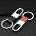 EXKOKORO Premium Soft Car Leather Keychain Key Holder, Key Organizer For Men Women(2-PACK)