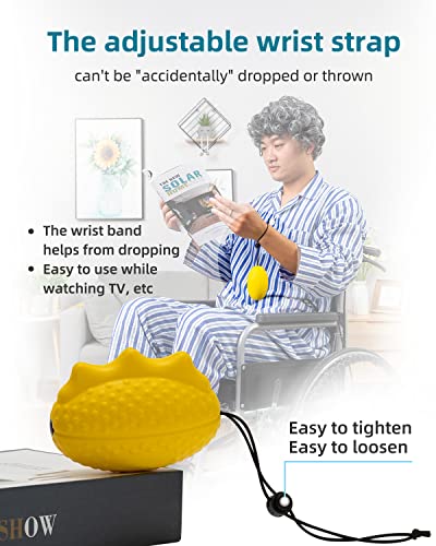 Fanwer Stress Balls For Adults And Seniors With The Adjustable Wrist Strap, Hand Exercisers For Strength, Finger Ball For Hand Therapy, Arthritis, Physical Therapy, Carpal Tunnel #TOP1