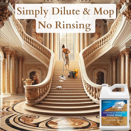 Black Diamond Stoneworks 304 Natural Stone Cleaner - Limestone, Slate & Travertine Cleaner - Natural Stone Shower Cleaner For Marble thumb #6