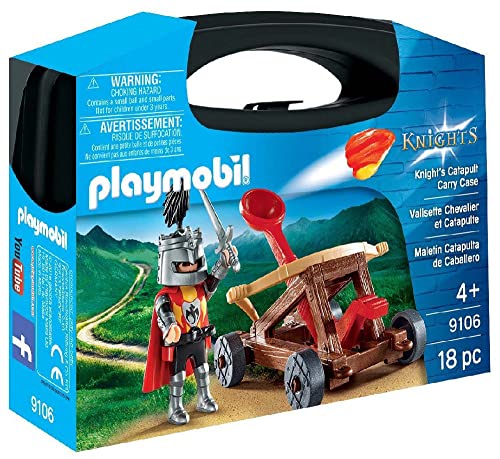 PLAYMOBIL - Maletín Catapulta de Caballero (9106)
