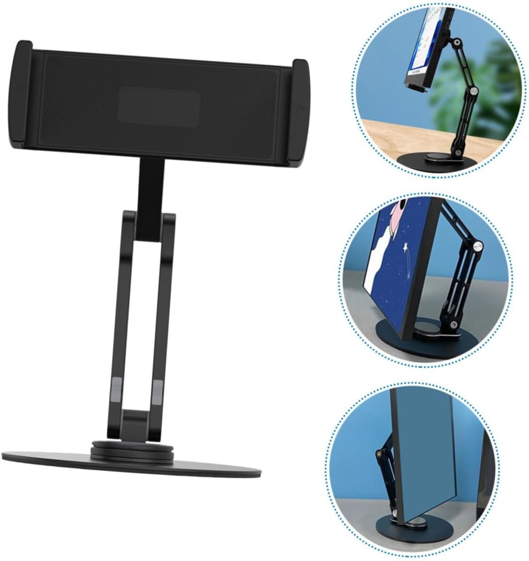 ARTIBETTER Foldable Adjustable Tablet Stand for Desk Stable Holder for Easy Viewing and Use Compatible All Tablets for Gaming Video Calls Reading and More