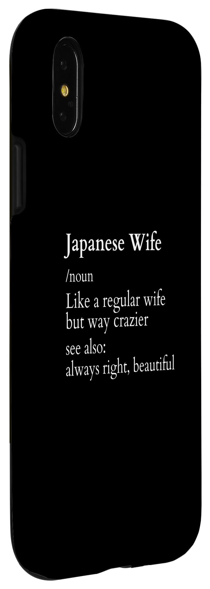 iPhone X/XS Japanese Wife Funny Definition For Women Case - Image 3