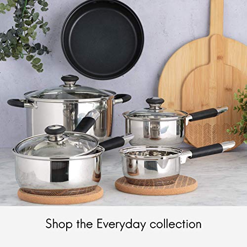 Viners 0302.180 Everyday Milk Stainless Steel Sauce Pan and a 5 Year Guarantee | 14cm Second Image