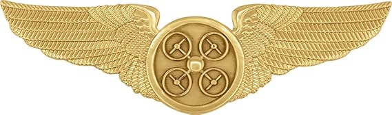 Amazon.com: Smith & Warren Drone UAS Pilot Wing Pin 3
