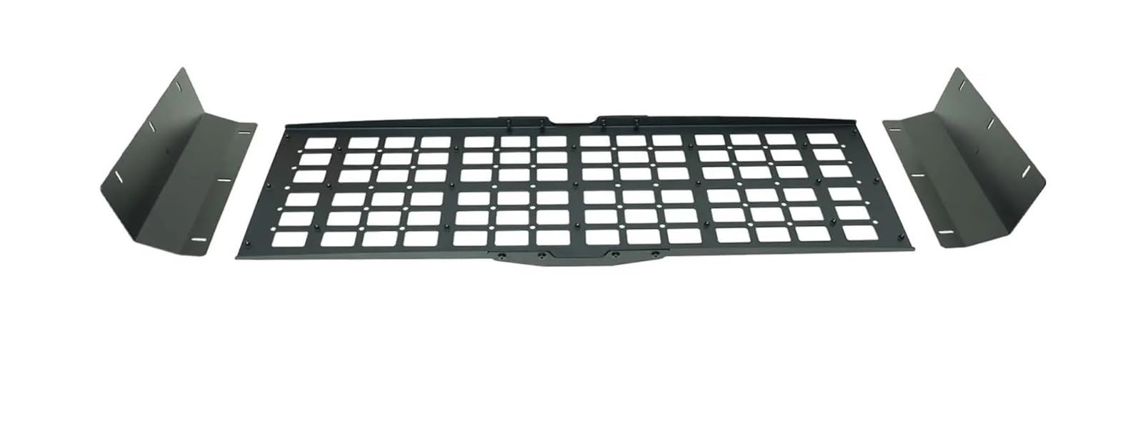 Rear Trunk Parcel Shelf Trunk Organizers Shelf For Jeep For Wrangler 2-Door JK 2007-2017 Modular Storage Panels Luggage Cover(1 roof rack)