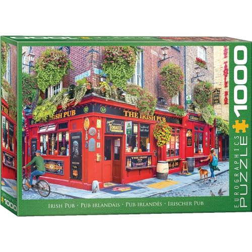 Rompecabezas EuroGraphics Irish Pub, 1000 piezas, tema pub irlandés, para adultos y adolescentes miniatura 2