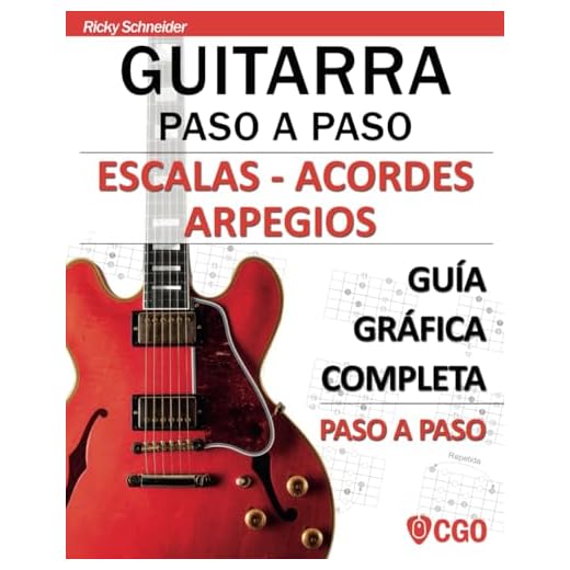 Escalas - Acordes - Arpegios. Guitarra paso a paso: Guía gráfica completa paso a paso (Escalas, Guitarra Paso a Paso (Con Videos Hd))