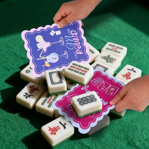 Penitue 4pcs Mahjong Shuffler Cards multicolor miniatura 5