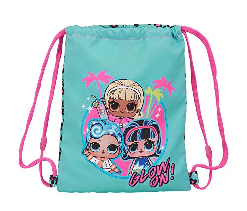 Safta 612047855 Saco mochila plano cuerdas Lol