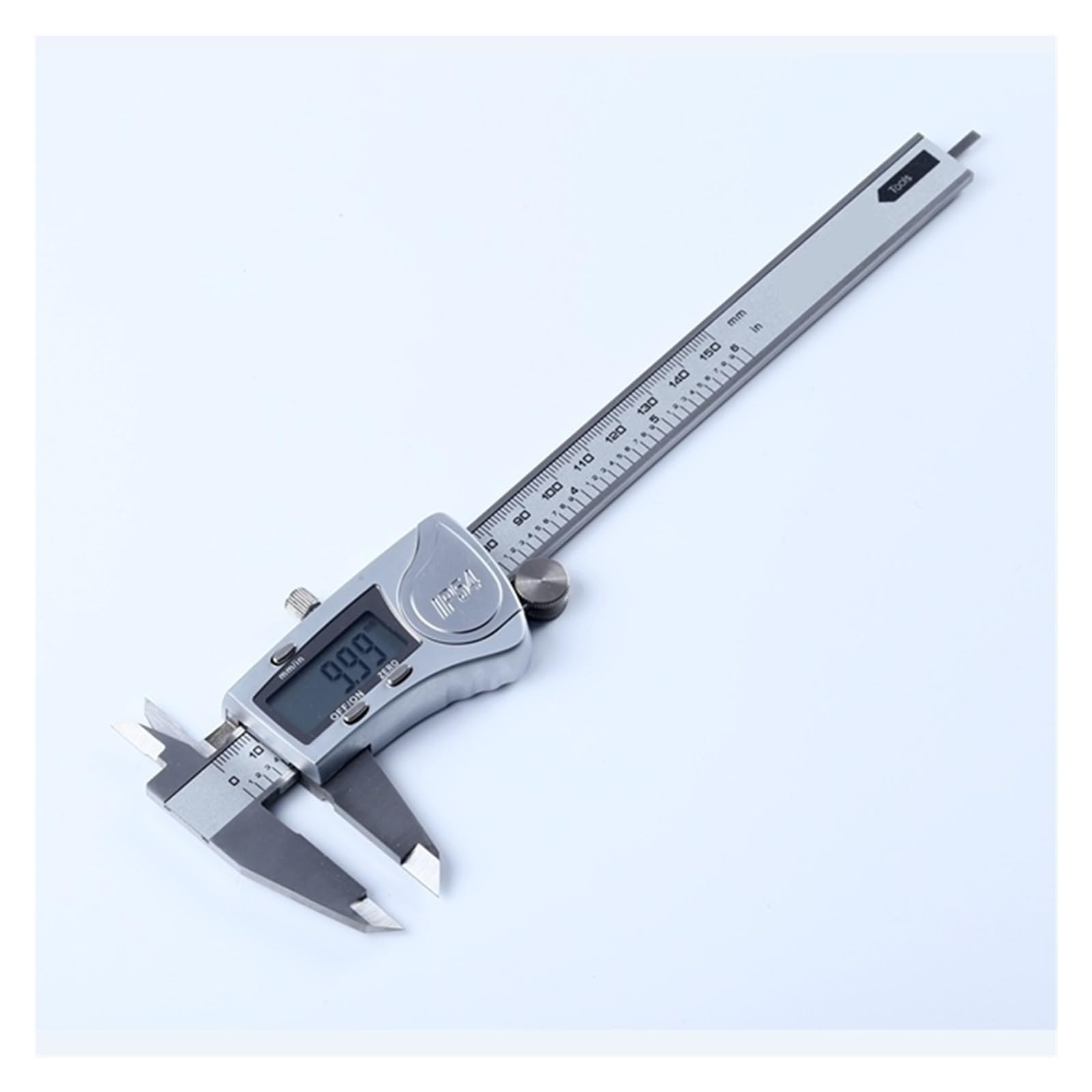 Pies de Rey Calibradores Vernier Digitales electrónicos de Acero Inoxidable 150MM, Regla medición Industrial Resistente al Agua IP54 6 ", 0,01mm