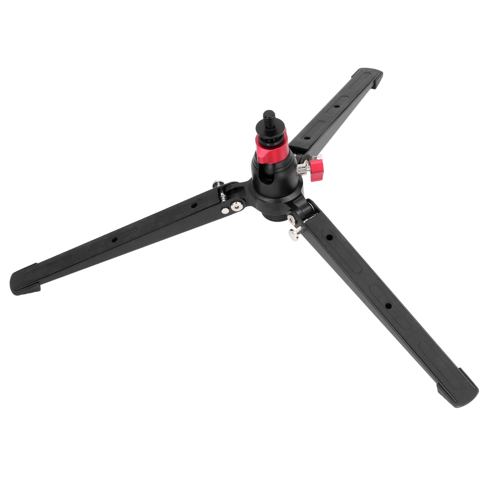 Treppiede da Tavolo Piccolo Treppiede, Treppiede da Tavolo in Alluminio, Supporto, Foro per Vite da 3/8 Pollici, Carico Fino a 10 Kg, Monopiedi per Fotocamera