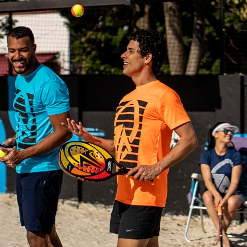 Raquete Beach Tennis Total Fun 100% Carbono + Raqueteira