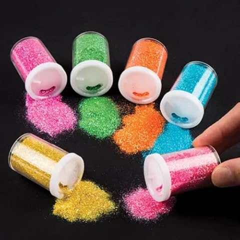 Baker Ross Bright Coloured Glitter Shakers Pack Cover
