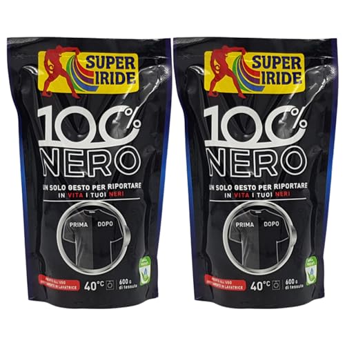 Detergente in Polvere 100% Nero - 400g (2 Confezioni)