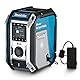 Makita VC4210M Staubsauger für Staubklasse, 1200 W, 230 V & DMR115 Akku-Baustellenradio (ohne Akku, ohne Ladegerät), Türkis, Schwarz, Silber
