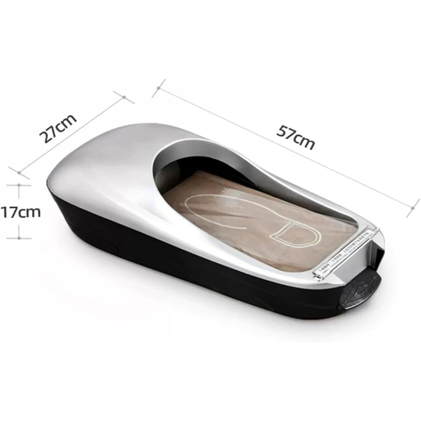 Dispensador Automático de Fundas para Zapatos, Maquina para Cubrir Zapatos con Cubrezapatos de Plástico de 100m, Antideslizante y Impermeable, para Uso Doméstico, Fábrica y Laboratorio