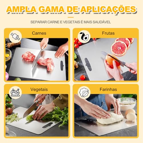 Tábua de Titânio, Tábua de Titanium para Cozinha, Tabua de Corte, Tabua, Tabua de Carne, Tabua de Co