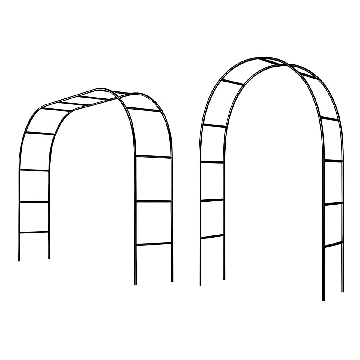 Arche de jardin pour mariage et treillis pour fleurs de balcon