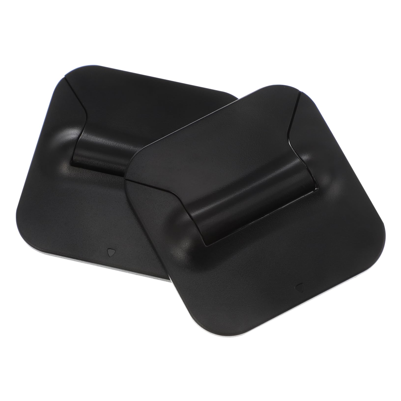 2pcs Folding Laptop Stand Ergonomic Holder for Desktop Portable and Sturdy Design for Heat Dissipation for Use Black
