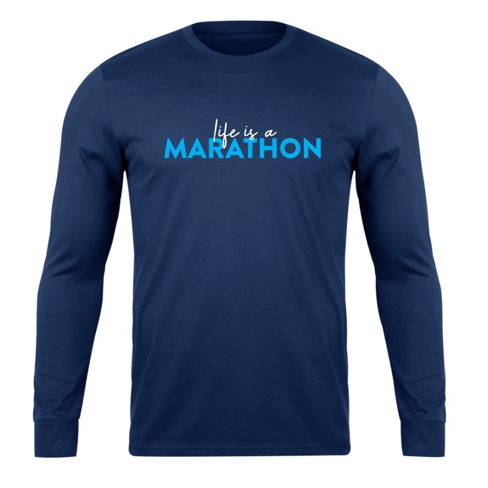 SportBRLong Sleeve T-Shirt - Workout Shirts, Gym Shirts -Dry Fit Tech Stretch, Athletic Sports Activewear, Workout Clothes