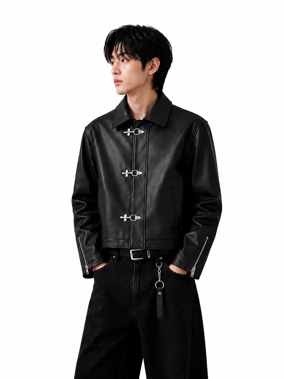 STYLEVERSE-stay in style Styleverse Boxy Fit Oversized Faux Leather - Image 1