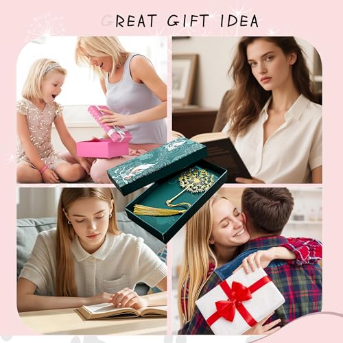 1 Stück Dandelion Metall Lesezeichen im Geschenkbox, Personalisierte Lesezeichen Ästhetische Metall Lesezeichens, Wasserdichte Lesezeichens für Bücherliebhaber, Ausgefallenes Geschenk für Buchliebhabe