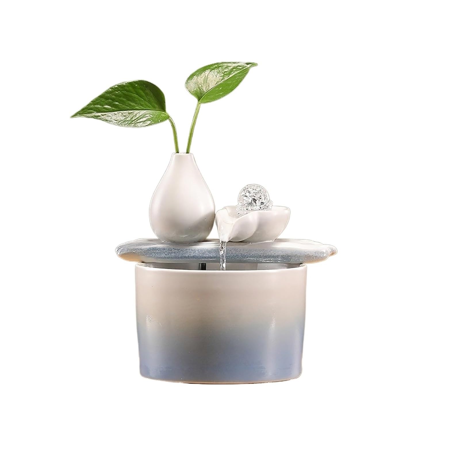 Water Feature Indoor Tabletop Fountain,Circulating Relaxation for Home Bedroom Office Indoor Fountains