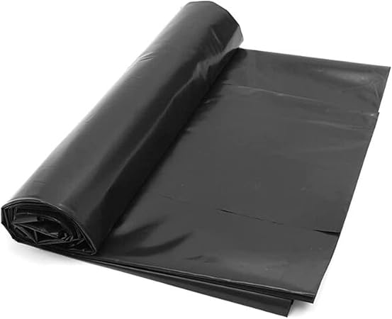 Image Pond Liner, Pond Skins Small Fish Pond Liners Rubber Pond Tarp Easy Cutting Underlayment For Fountains, Waterfall Water Gardens (Color : Black, Size : 3x4m)