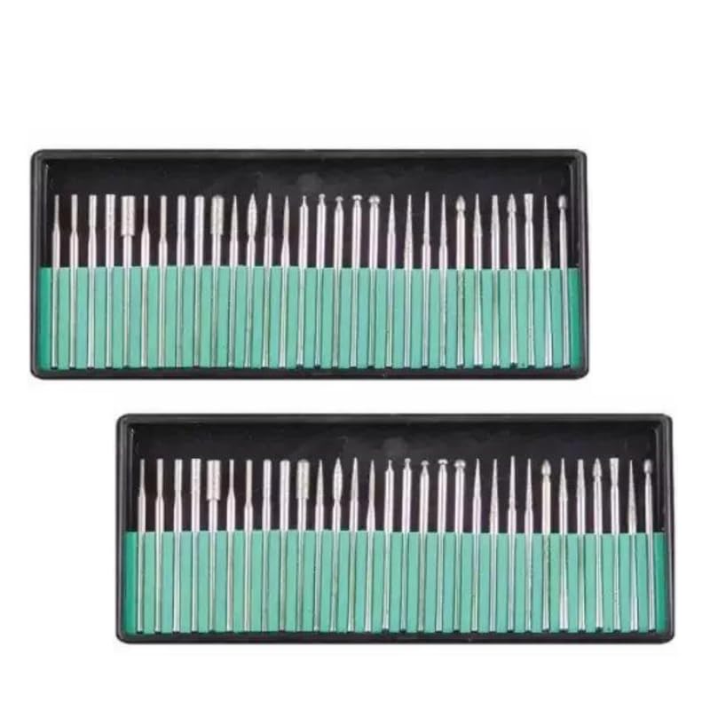 Khayl Rotary Shank Diamond Burr Bit Set | Grinding Burr Needle Point Engraving Stainless Steel Drill Bit Rotary Tool Set (20 pcs set with 3 mm shank) (B0CV136ZM8) Amazon Price History, Amazon Price Tracker