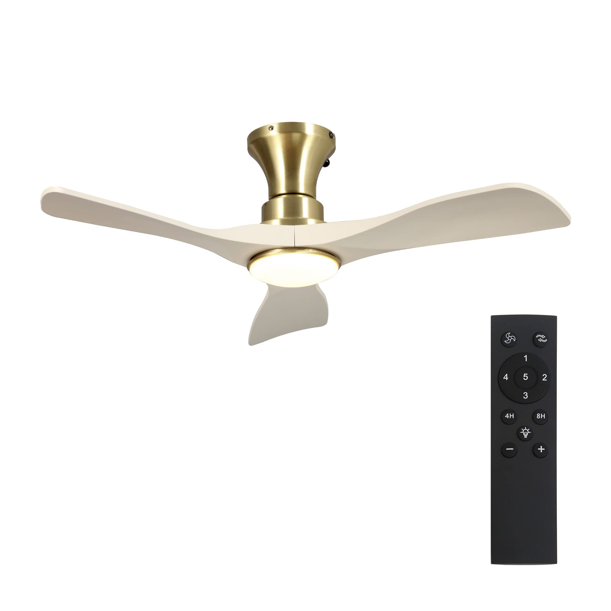 Amazon.co.jp : Parrot Uncle シーリングファンライト 照明器具 DC 