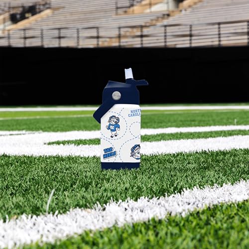 Image of Logo Brands NCAA Mascot Stainless-Steel Kids Bottle -Soft Silicone Mouthpiece, Easy To Carry, Kid-Friendly Design- Great For School & On-The-Go