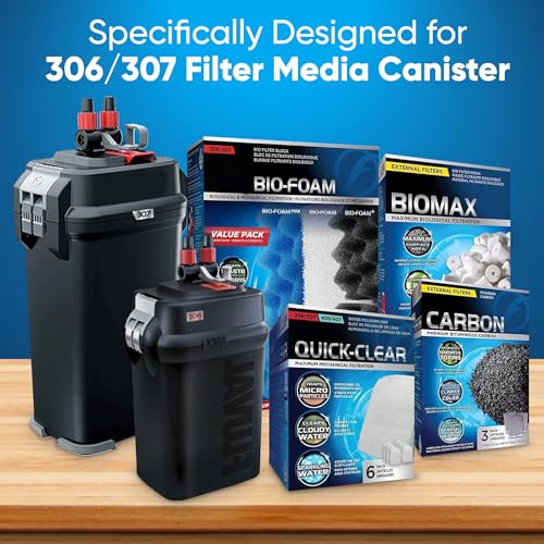 Image of Filter Media 306 /307 Filter Media Canister Filter Maintenance & Replacement Filter Media Kit, Including Trident Nova Mesh Bags(Quick Clear /Water polishing Pad, BioFoam, Activated Carbon, Biomax)